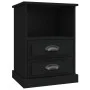 Mesitas de noche 2 unidades negro 43x36x60 cm de vidaXL, Mesitas de noche - Ref: Foro24-816331, Precio: 80,78 €, Descuento: %