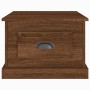 Mesa de centro madera contrachapada marrón roble 50x50x35 cm de vidaXL, Mesas de centro - Ref: Foro24-816255, Precio: 56,94 €...