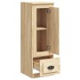 Aparador alto madera contrachapada roble Sonoma 36x35,5x103,5cm de vidaXL, Aparadores - Ref: Foro24-816307, Precio: 69,32 €, ...