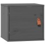 Armario de pared de madera maciza de pino gris 31,5x30x30 cm en Estanterías | Comprar online en Foru.es