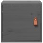 Armario de pared de madera maciza de pino gris 31,5x30x30 cm en Estanterías | Comprar online en Foru.es
