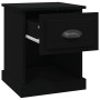 Mesitas de noche 2 uds madera contrachapada negro 39x39x47,5 cm de vidaXL, Mesitas de noche - Ref: Foro24-816131, Precio: 64,...