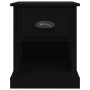 Mesitas de noche 2 uds madera contrachapada negro 39x39x47,5 cm de vidaXL, Mesitas de noche - Ref: Foro24-816131, Precio: 64,...