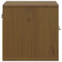 Armario de pared madera maciza de pino marrón miel 31,5x30x30cm en Estanterías | Comprar online en Foru.es