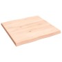 Tablero de mesa madera maciza borde natural 60x60x(2-4) cm de vidaXL, Tableros para mesas - Ref: Foro24-363870, Precio: 49,54...