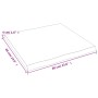 Tablero de mesa madera maciza borde natural 60x60x(2-4) cm de vidaXL, Tableros para mesas - Ref: Foro24-363870, Precio: 49,54...