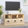 Mueble para TV madera contrachapada roble Sonoma 100x35x50 cm de vidaXL, Muebles TV - Ref: Foro24-816291, Precio: 69,95 €, De...