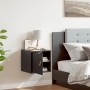 Armario de pared madera maciza de pino negro 31,5x30x30 cm en Estanterías | Comprar online en Foru.es