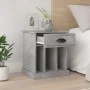 Mesitas de noche 2 unidades gris hormigón 43x36x50 cm de vidaXL, Mesitas de noche - Ref: Foro24-816353, Precio: 64,24 €, Desc...