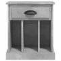 Mesitas de noche 2 unidades gris hormigón 43x36x50 cm de vidaXL, Mesitas de noche - Ref: Foro24-816353, Precio: 64,24 €, Desc...