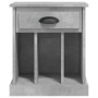 Mesitas de noche 2 unidades gris hormigón 43x36x50 cm de vidaXL, Mesitas de noche - Ref: Foro24-816353, Precio: 64,86 €, Desc...