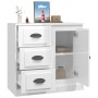 Aparador madera contrachapada blanco brillante 70x35,5x67,5 cm de vidaXL, Aparadores - Ref: Foro24-816194, Precio: 74,81 €, D...