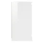 Aparador madera contrachapada blanco brillante 70x35,5x67,5 cm de vidaXL, Aparadores - Ref: Foro24-816194, Precio: 73,58 €, D...
