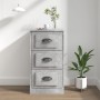 Aparador de madera contrachapada gris hormigón 36x35,5x67,5 cm de vidaXL, Aparadores - Ref: Foro24-816220, Precio: 62,82 €, D...