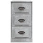 Aparador de madera contrachapada gris hormigón 36x35,5x67,5 cm de vidaXL, Aparadores - Ref: Foro24-816220, Precio: 62,82 €, D...