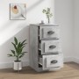 Aparador de madera contrachapada gris hormigón 36x35,5x67,5 cm de vidaXL, Aparadores - Ref: Foro24-816220, Precio: 62,82 €, D...