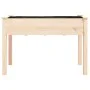 Jardinera con forro interior madera maciza abeto 118x59x76 cm de vidaXL, Maceteros y jardineras - Ref: Foro24-364233, Precio:...