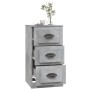Aparador de madera contrachapada gris hormigón 36x35,5x67,5 cm de vidaXL, Aparadores - Ref: Foro24-816220, Precio: 62,82 €, D...