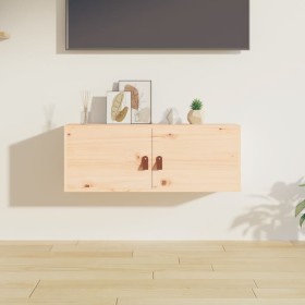 Armario de pared de madera maciza de pino 80x30x30 cm en Estanterías | Comprar online en Foru.es