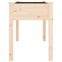 Jardinera con forro interior madera maciza abeto 118x59x76 cm de vidaXL, Maceteros y jardineras - Ref: Foro24-364233, Precio:...