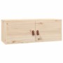 Armario de pared de madera maciza de pino 80x30x30 cm en Estanterías | Comprar online en Foru.es