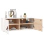 Armario de pared de madera maciza de pino blanco 80x30x30 cm en Estanterías | Comprar online en Foru.es