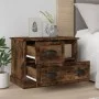Smoked oak nightstand 60x39x45 cm by vidaXL, Nightstands - Ref: Foro24-816365, Price: 58,24 €, Discount: %