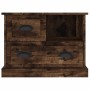 Mesita de noche color roble ahumado 60x39x45 cm de vidaXL, Mesitas de noche - Ref: Foro24-816365, Precio: 58,79 €, Descuento: %