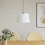 Pantalla para lámpara de techo mimbre blanco Ø45x28 cm de vidaXL, Pantallas para lámparas - Ref: Foro24-364370, Precio: 40,06...
