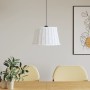Pantalla para lámpara de techo mimbre blanco Ø45x28 cm de vidaXL, Pantallas para lámparas - Ref: Foro24-364370, Precio: 40,58...
