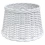 Pantalla para lámpara de techo mimbre blanco Ø45x28 cm de vidaXL, Pantallas para lámparas - Ref: Foro24-364370, Precio: 40,58...