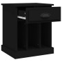 Mesitas de noche 2 unidades negro 43x36x50 cm de vidaXL, Mesitas de noche - Ref: Foro24-816347, Precio: 75,31 €, Descuento: %