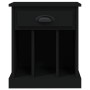 Mesitas de noche 2 unidades negro 43x36x50 cm de vidaXL, Mesitas de noche - Ref: Foro24-816347, Precio: 75,31 €, Descuento: %
