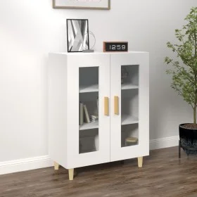 Aparador de madera de ingeniería blanco 69,5x34x90 cm de vidaXL, Aparadores - Ref: Foro24-812114, Precio: 80,28 €, Descuento: %