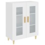 Aparador de madera de ingeniería blanco 69,5x34x90 cm de vidaXL, Aparadores - Ref: Foro24-812114, Precio: 81,22 €, Descuento: %