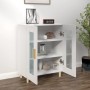 Aparador de madera de ingeniería blanco 69,5x34x90 cm de vidaXL, Aparadores - Ref: Foro24-812114, Precio: 81,22 €, Descuento: %