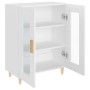Aparador de madera de ingeniería blanco 69,5x34x90 cm de vidaXL, Aparadores - Ref: Foro24-812114, Precio: 81,22 €, Descuento: %