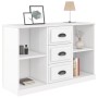 Aparador madera contrachapada blanco brillo 104,5x35,5x67,5 cm de vidaXL, Aparadores - Ref: Foro24-816234, Precio: 97,08 €, D...