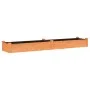 Raised planter box with brown fir wood lining 240x45x25 cm by vidaXL, Pots and planters - Ref: Foro24-364296, Price: 92,94 €,...