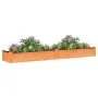 Raised planter box with brown fir wood lining 240x45x25 cm by vidaXL, Pots and planters - Ref: Foro24-364296, Price: 92,94 €,...