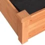 Raised planter box with brown fir wood lining 240x45x25 cm by vidaXL, Pots and planters - Ref: Foro24-364296, Price: 92,94 €,...