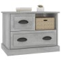 Mesita de noche gris hormigón 60x39x45 cm de vidaXL, Mesitas de noche - Ref: Foro24-816364, Precio: 57,97 €, Descuento: %