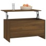 Mesa de centro madera ingeniería marrón roble 102x55,5x52,5 cm en Mesas de centro | Comprar online en Foru.es