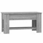 Mesa de centro madera de ingeniería gris Sonoma 101x49x52 cm en Mesas de centro | Comprar online en Foru.es