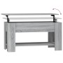 Mesa de centro madera de ingeniería gris Sonoma 101x49x52 cm en Mesas de centro | Comprar online en Foru.es