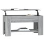 Mesa de centro madera de ingeniería gris Sonoma 101x49x52 cm en Mesas de centro | Comprar online en Foru.es
