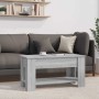 Mesa de centro madera de ingeniería gris Sonoma 101x49x52 cm en Mesas de centro | Comprar online en Foru.es