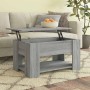 Mesa de centro madera de ingeniería gris Sonoma 79x49x41 cm en Mesas de centro | Comprar online en Foru.es