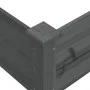 Jardinera arriate madera maciza de abeto gris 120x120x56 cm de vidaXL, Maceteros y jardineras - Ref: Foro24-364306, Precio: 1...