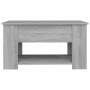 Mesa de centro madera de ingeniería gris Sonoma 79x49x41 cm en Mesas de centro | Comprar online en Foru.es